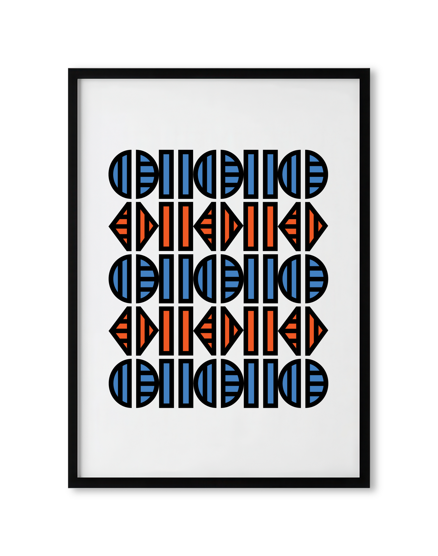 Semi Circles Lines Triangles 1