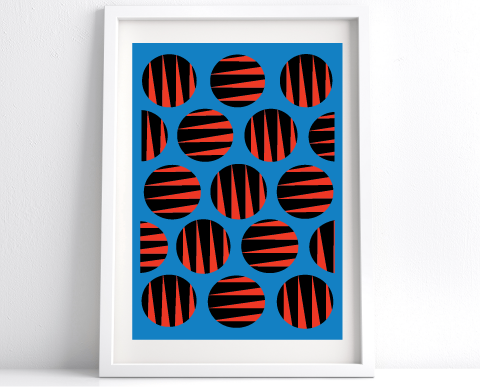 Zebra Large Circles 1