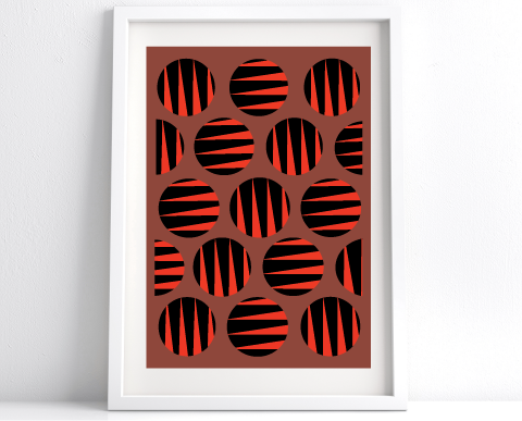 Zebra Tiger Large Circles 2