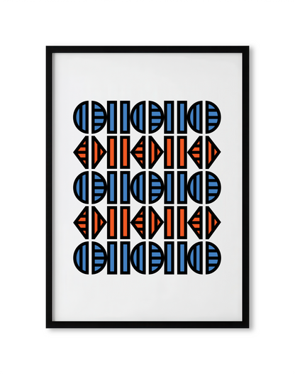 Semi Circles Lines Triangles 1