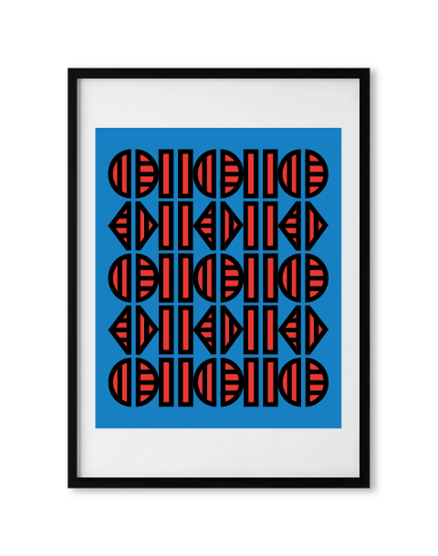 Semi Circles Lines Triangles 1