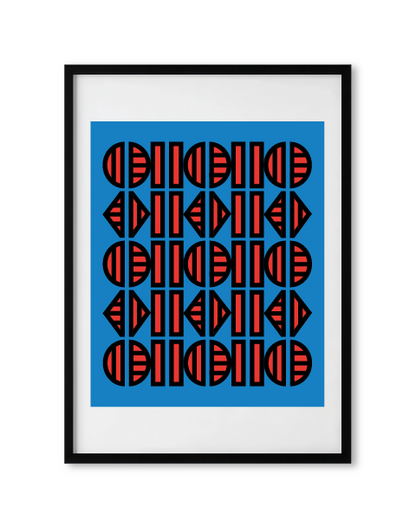Semi Circles Lines Triangles 1