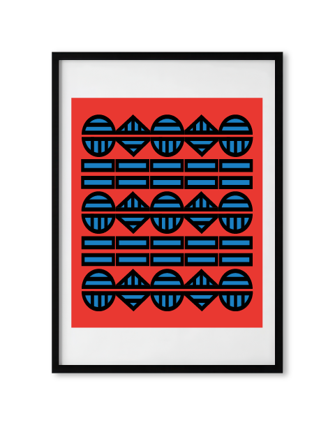 Semi Circles Lines Triangles 2