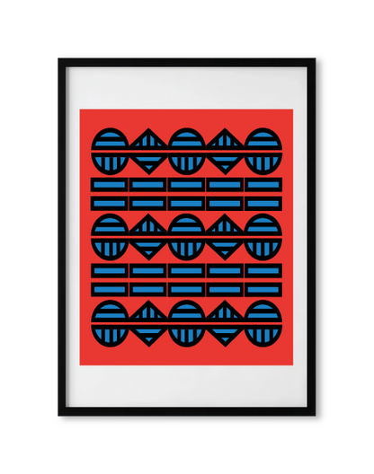 Semi Circles Lines Triangles 2