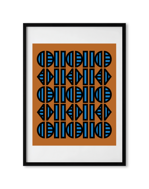 Semi Circles Lines Triangles 3