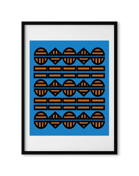 Semi Circles Lines Triangles 4