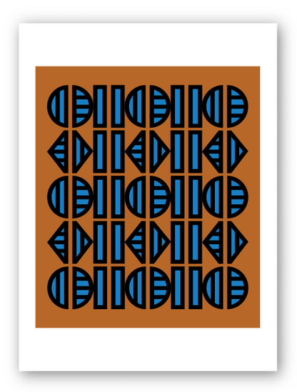 Semi Circles Lines Triangles 3