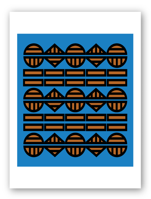 Semi Circles Lines Triangles 4