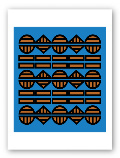 Semi Circles Lines Triangles 4