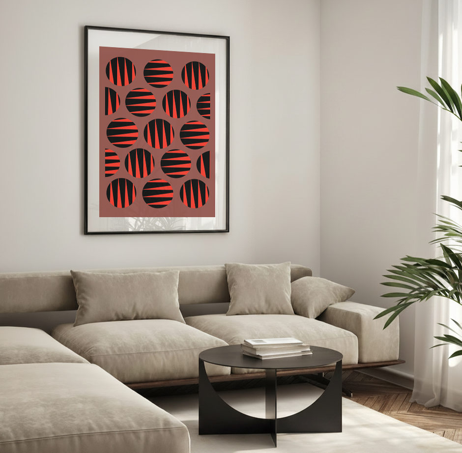 Zebra Tiger Large Circles 2