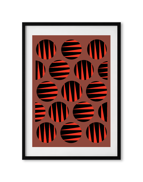 Zebra Tiger Large Circles 2
