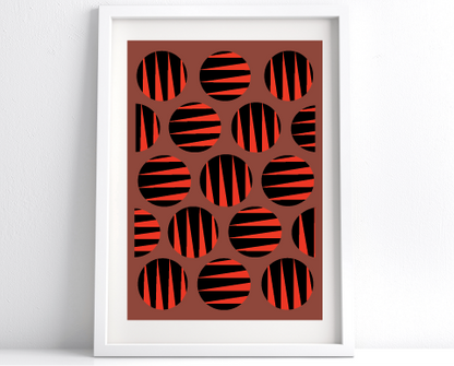 Zebra Tiger Large Circles 2
