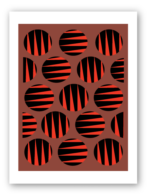 Zebra Tiger Large Circles 2