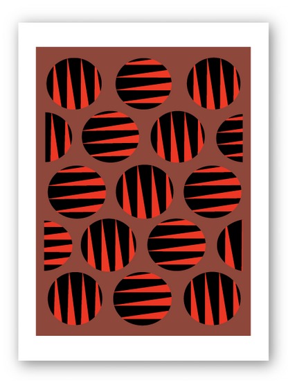 Zebra Tiger Large Circles 2