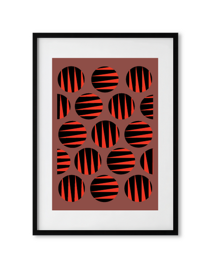 Zebra Tiger Large Circles