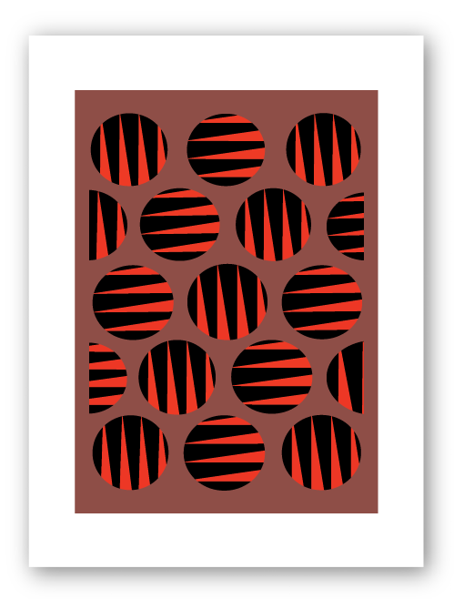 Zebra Tiger Large Circles