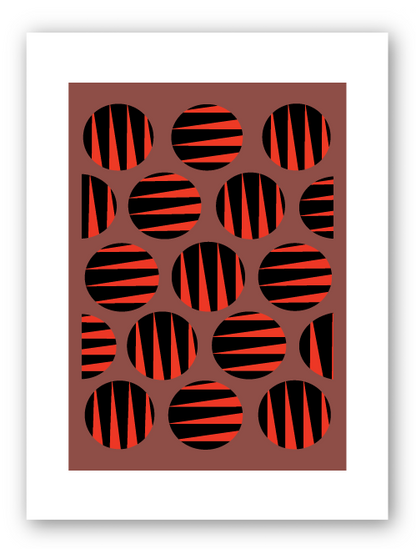 Zebra Tiger Large Circles